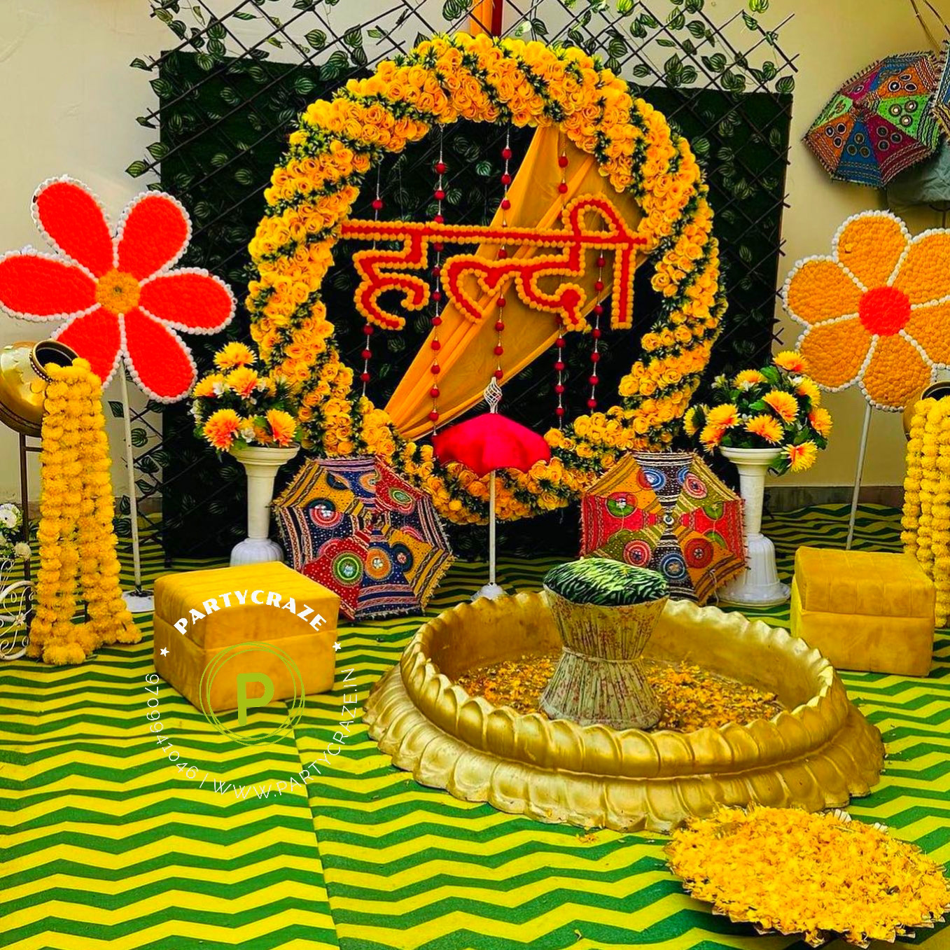 Haldi & Mehndi Decorations 16